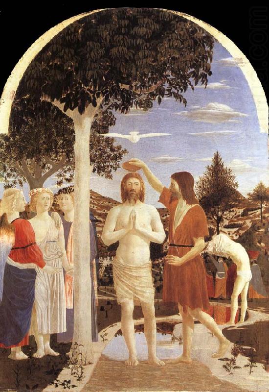The christening of Christ, Piero della Francesca